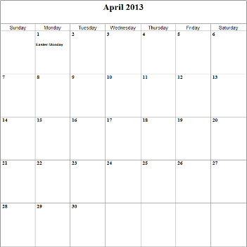 April 2013